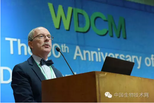 世界微生物菌種保藏聯合會主席Philippe Desmeth致辭.png